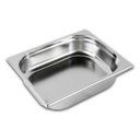 Ver imagem 2 de Cuba Gastronômica Em INOX GN 1/2x65 mm 3,8 Litros "SB"