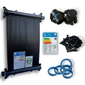 35 Placas 2mt - Aquecedor Solar Piscinas - 21m² / 29.500 Litros - Marca Ts Solar