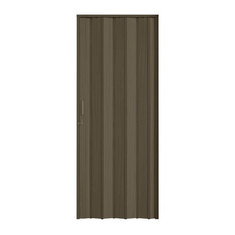 Porta Sanfonada de PVC 210cm x 96cm Plastporta Bcf Marrom/Wengue