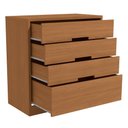 Ver imagem 5 de Comoda 4 Gavetas 91 Cm S824 Canela Kappesberg