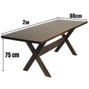 Ver imagem 3 de Conjunto Mesa Madeira Maciça para Churrasco Imbuia + 4 Bancos Estofados Laranja