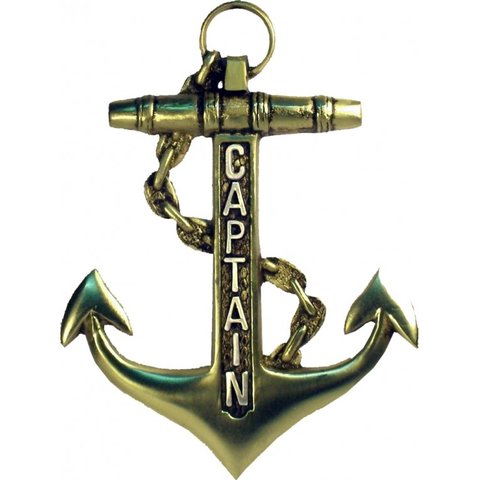 Âncora ALMIRANTADO Captain Em Latão Reciclado SAT