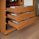 Ver imagem 7 de Guarda Roupa Roupeiro Thales em Mdf 150x235cm 2 Portas Nature 521