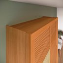 Ver mais imagens de Casamia Guarda Roupa 2 Portas de Correr 235x170 cm 100% MDF Nature