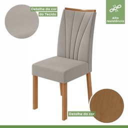 Conjunto Mesa 100cm Celebrare Redonda com 4 Cadeiras Apogeu - 8