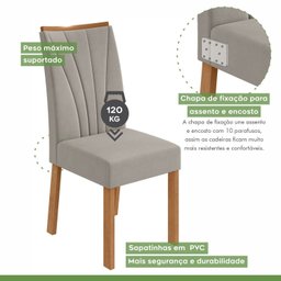 Conjunto Mesa 100cm Celebrare Redonda com 4 Cadeiras Apogeu - 7