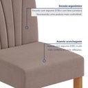 Ver imagem 7 de Conjunto Sala de Jantar 4 Lugares Redonda Tampo Vidro/MDF Mesa Celebrare com Cadeiras Apogeu Bege Amêndoa Clean/Off White/Animale Bege