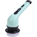 Ver imagem 4 de Esfregador giratório elétrico, escova de limpeza elétrica vem com 9 cabeças - lava louça ferramenta 