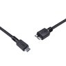 CABO PARA HD EXTERNO USB TIPO C PARA MICRO USB B 3.0 1 METRO PRETO - P3UCMBP-1 - 4