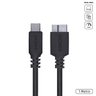 CABO PARA HD EXTERNO USB TIPO C PARA MICRO USB B 3.0 1 METRO PRETO - P3UCMBP-1 - 1