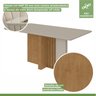 Conjunto Sala de Jantar 6 Lugares Retangular Tampo MDF Mesa e Cadeiras Astrid - 3