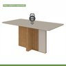 Conjunto Sala de Jantar 6 Lugares Retangular Tampo MDF Mesa e Cadeiras Astrid - 6