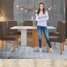 Conjunto Sala de Jantar Mesa 170x90cm Tampo Mdf com 6 Cadeiras Astrid - 12