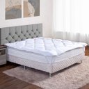 Ver imagem 2 de Colchão Pillow Top Percal 400 Fios Macio Casal 650g