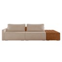 Ver imagem 6 de Sofá Ilha 2 Lugares Living 292cm Modulado para Sala Lary Bouclê Creme K01 - D'Rossi