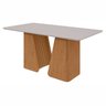 Conjunto Mesa 180cm Luxor com Vidro e 6 Cadeiras Atla - 14