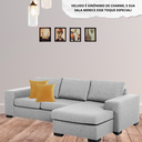 Ver imagem 5 de Kit 2 Capa Almofada Veludo Lisa 50x45 Ziper - Mostarda