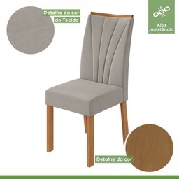 Conjunto Mesa 90cm Celebrare com Vidro e 4 Cadeiras Apogeu - 8