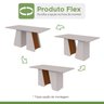 Conjunto Mesa 180cm Luxor com Vidro e 6 Cadeiras Celina - 4