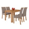 Conjunto Sala de Jantar 4 Lugares Retangular Tampo MDF Mesa Athenas com Cadeiras Apogeu - 16