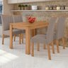 Conjunto Sala de Jantar 4 Lugares Retangular Tampo MDF Mesa Athenas com Cadeiras Apogeu - 2