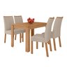Conjunto Sala de Jantar 4 Lugares Retangular Tampo MDF Mesa Athenas com Cadeiras Apogeu - 16