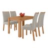 Conjunto Sala de Jantar 4 Lugares Retangular Tampo MDF Mesa Athenas com Cadeiras Apogeu - 16