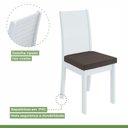 Ver mais imagens de Conjunto Mesa 120cm Athenas e 4 Cadeiras Athenas