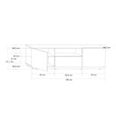 Ver imagem 6 de Rack Para Sala De Estar TV até 65 polegadas Preto Home Royal