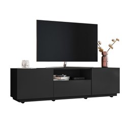 Rack Para Sala De Estar TV até 65 polegadas Preto Home Royal - 2