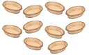 Ver imagem 5 de Cesta de Vime Oval de 29 X 23x06 Cm -10 Un.