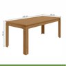 Conjunto Mesa 200cm Athenas com 8 Cadeiras Athenas - 7
