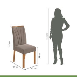 Conjunto Mesa 100cm Celebrare Redonda com 4 Cadeiras Apogeu - 10