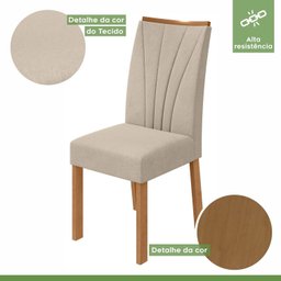 Conjunto Mesa 100cm Celebrare Redonda com 4 Cadeiras Apogeu - 8