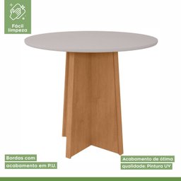Conjunto Mesa 100cm Celebrare Redonda com 4 Cadeiras Apogeu - 4