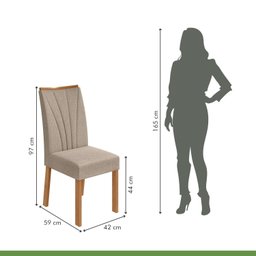 Conjunto Mesa 100cm Celebrare Redonda com 4 Cadeiras Apogeu - 10