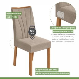 Conjunto Mesa 100cm Celebrare Redonda com 4 Cadeiras Apogeu - 7