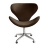 Poltrona Isis Cadeira Giratória Pés com Rodízio Decoração, Sala, Escritório, Recepção - 2