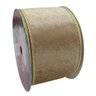 Kit 4 Fitas Aramadas Decoração Natalina 6cm X 9,14m Dourada - 1