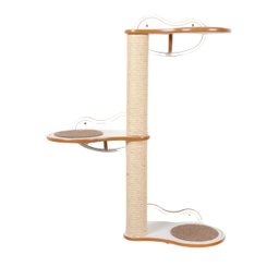 Árvore de Parede para Gatos Haru 3 Andares A 85cm x C 74cm x P 30cm - 2