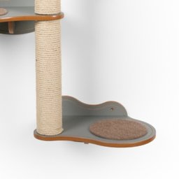 Árvore de Parede para Gatos Haru 3 Andares A 85cm x C 74cm x P 30cm - 6