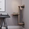 Árvore de Parede para Gatos Haru 3 Andares A 85cm x C 74cm x P 30cm - 1