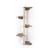 Árvore de Parede para Gatos Haru 5 Andares 74cm x 30cm x 167cm - 2