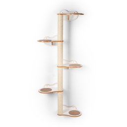 Árvore de Parede para Gatos Haru 5 Andares 74cm x 30cm x 167cm - 2