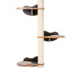 Árvore de Parede para Gatos Haru 5 Andares 74cm x 30cm x 167cm - 6