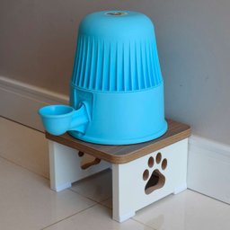 Base Comedouro Bebedouro Elevado Pet Mdf Cachorro - 6