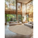 Ver imagem 4 de Tapete Comfy Bege - Oval