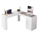 Ver imagem 2 de Escrivaninha Penteadeira de Canto Porta Branco Star Mobler