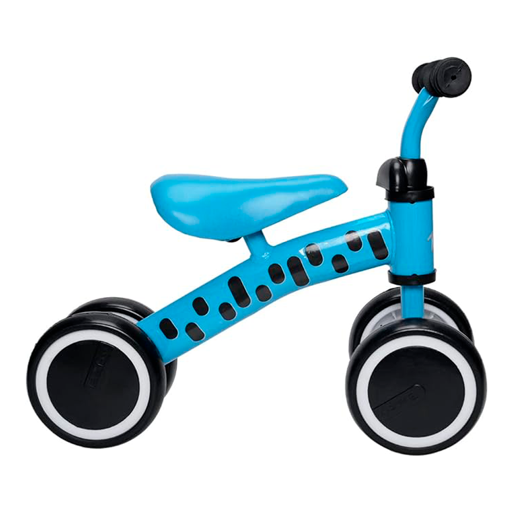 Andador Bebê Bicicleta de Equilíbrio Infantil sem Pedal 4 Rodas Zippy Toys Azul - 3