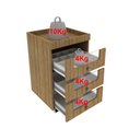 Ver imagem 3 de Gaveteiro Organizador de Maquiagem 3 Gavetas